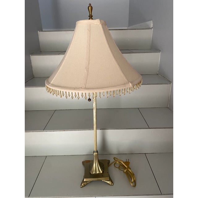 Metal 1980s Brass Desk Lamp For Sale - Image 7 of 12