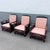 A refined expression of traditional Chinese craftsmanship, this set of three rosewood lounge chairs showcases exquisite...
