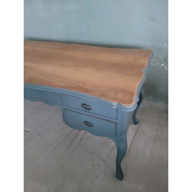 Louis XV Style Lacquered Desk, 1950s For Sale - Image 9 of 13