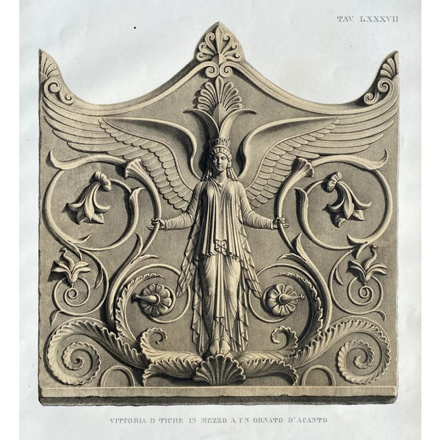 Traditional 1850s Victory Architectural Chromolithograph For Sale - Image 3 of 3