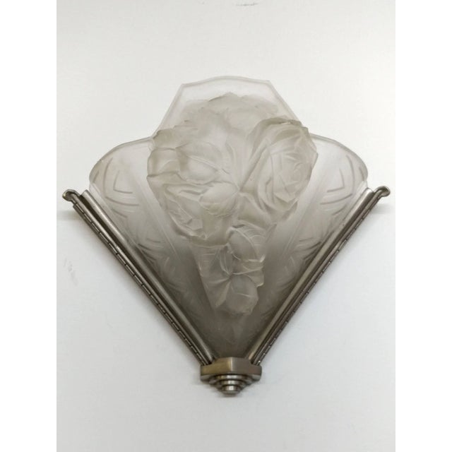 Art Deco French Art Deco Wall Sconces signed by Verdun - a Pair For Sale - Image 3 of 10