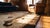 Camel Pretty Camel Background With Figurative-Floral Pattern Antique Chinese Baotou Scholars Rug For Sale - Image 8 of 10