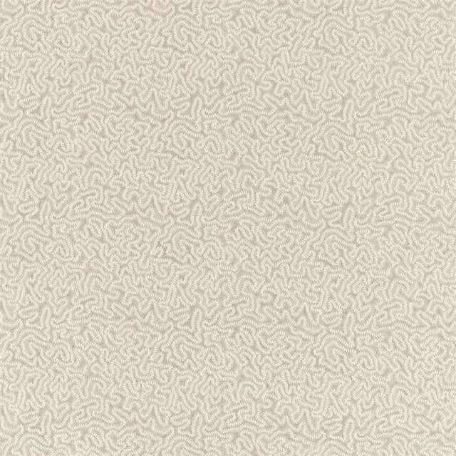 Zoffany Maze Coral Fabric in Stone For Sale