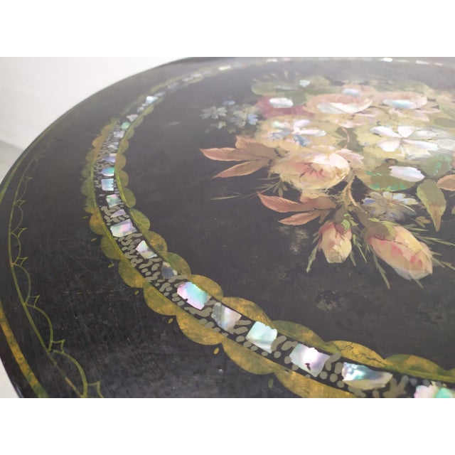 Napoleon III Flower Pedestal Table For Sale - Image 15 of 18