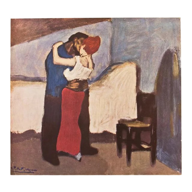 1955 After Pablo Picasso, "The Embrace" Period Parisian Lithograph For Sale