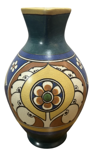 Art Nouveau Lindus Vase by Arnhem Fayence, 1916