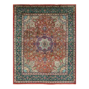1960s Old Persian Tabriz Area Rug 10’0″ X 12’7″