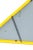 1980s Mirror with Yellow Triangular Frame attributed to Anna Castelli Ferrieri for Castelli / Anonima Castelli, 1980s For Sale - Image 5 of 7