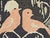 Vintage American Hand Hooked Rug, Folk Art, Two Lovebirds in a Tree Design, 2x3 For Sale - Image 11 of 17