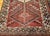 Vintage Persian Shiraz Tribal Area Rug, Hand-Knotted Wool, Geometric Pattern, Burgundy & Ivory, 5x10 For Sale - Image 4 of 18