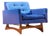 Adrian Pearsall for Craft Associates 2406-C Mid Century Walnut Lounge Chair For Sale