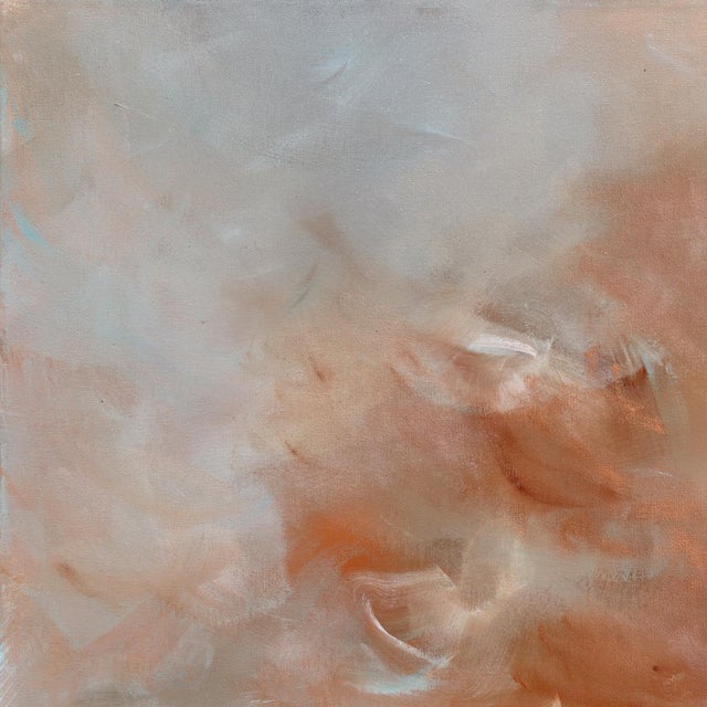 2020s Desert Awakenings - Large Neutral Abstract Landscape Acrylic Painting on Canvas by Ve Boisvert For Sale - Image 5 of 9