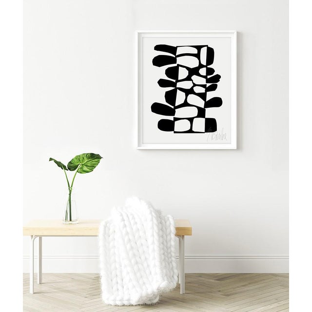 Mid-Century Modern The Potential of the Rectangle No. 1 Fine Art Print 45" X 55" by Liz Roache For Sale - Image 3 of 7