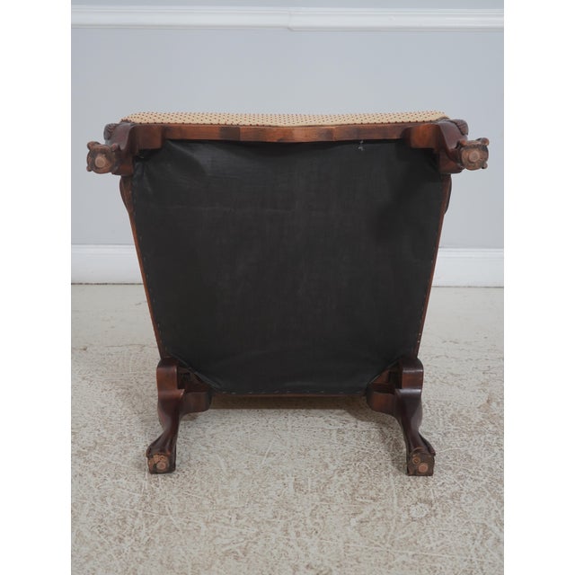 Pair Chippendale Ball and Claw Upholstered Library Chairs For Sale - Image 18 of 18