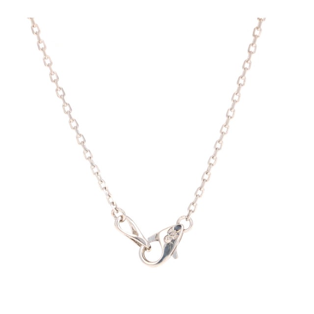 2020s 1.29 Carat Rainbow Sapphire White Gold Bar Chain Necklace For Sale - Image 5 of 5