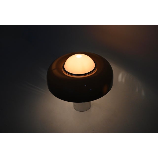 Guzzini Brumbury Table Lamp attributed to Luigi Massoni for Guzzini, 1970s For Sale - Image 4 of 17