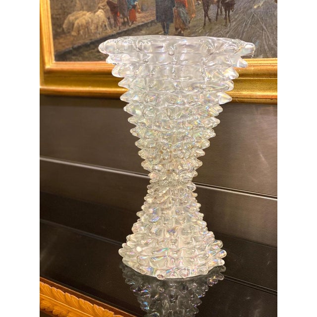 Spectacular Table lamp by Barovier. Consists of two cups massive "rostrato" Murano glass . Excellent Decoration for your...