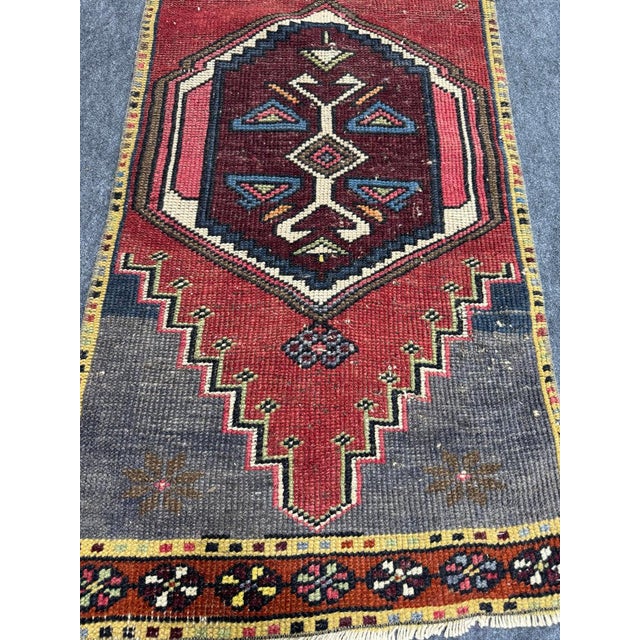 Contemporary Turkish Yastik Rug 1'9" x 3'7" For Sale - Image 3 of 5