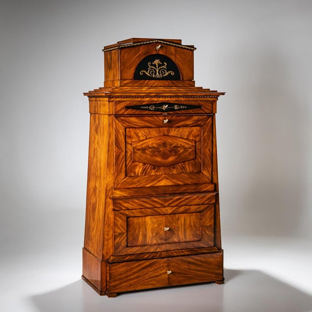 Biedermeier Pyramid Secretaire, 1810 For Sale - Image 3 of 13