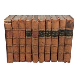 1855 John Lingard’s Illustrated History of England, Complete 10-Volume Leather Set