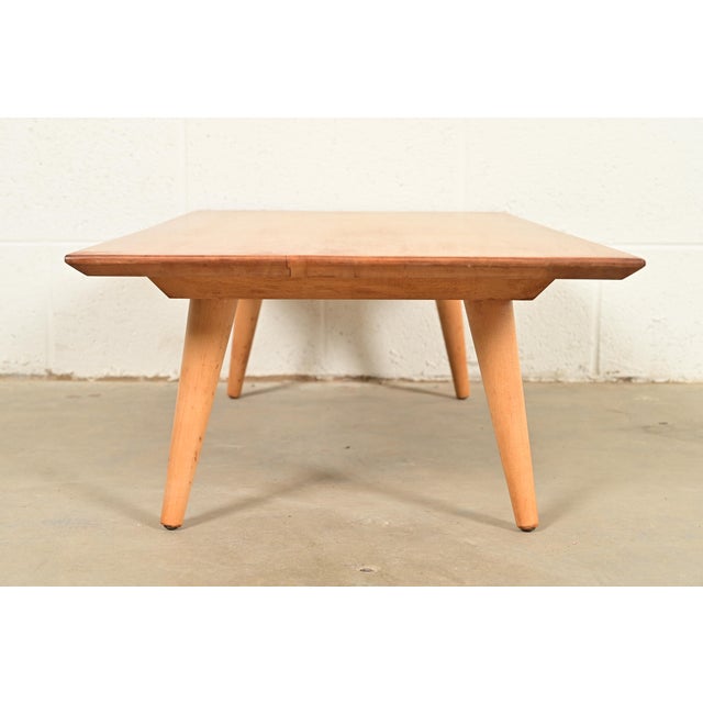 Brown Paul McCobb Planner Group Solid Maple Coffee Table, 1950s For Sale - Image 8 of 9