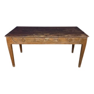 Decorated Wooden Kitchen Table For Sale