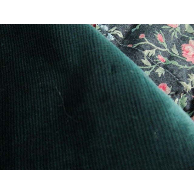 Vintage Sandra Dunn Heirloom Christmas Stocking French Silk Velvet Crystals Beads Neiman Marcus For Sale - Image 10 of 11