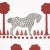 Mid-Century Modern Sample - Schumacher Polka Dot Pony Fabric in Red For Sale - Image 3 of 5