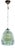Mid-Century Prismatic Glass Snowdrop Pendant Light For Sale