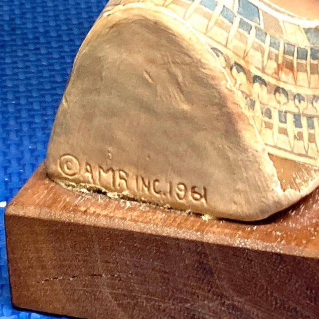 Sculpture Materials 1961 Alva Museum Replicas Nefertiti Bust For Sale - Image 7 of 7