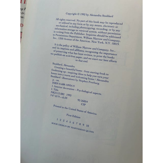 1990s 1990’s Design Books by Alexandra Stoddard First Editions - a Set of 2 For Sale - Image 5 of 12