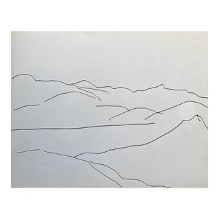 1960s Frank Wallace Green Mountains Landscape For Sale