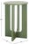 Contemporary Ashanka End Table in Green For Sale - Image 3 of 8