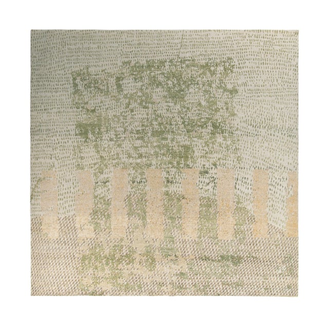 Rug & Kilim’s Impression Rug in Green, 5x7 For Sale In New York - Image 6 of 6