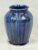 Contemporary Vintage Blue Drip Vase For Sale - Image 3 of 8