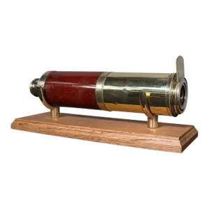 1860s Antique Victorian English 3 Draw Telescope