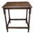 Vintage English Jacobean Revival Oak Barley Twist Side Table For Sale