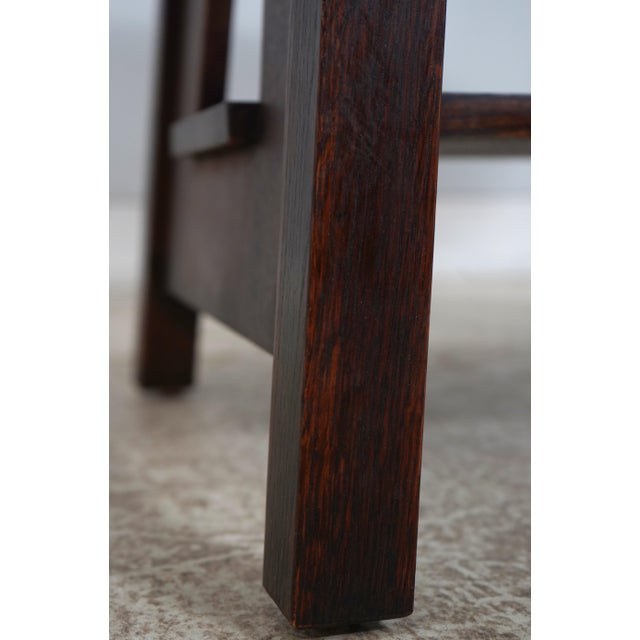 Stickley Oak Mission Oak Limbert Library Table For Sale - Image 11 of 15