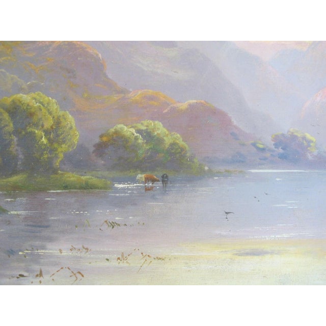 Antique 19th Century Landscape Near Betws Y Coed Wales Uk Painting For Sale - Image 4 of 5