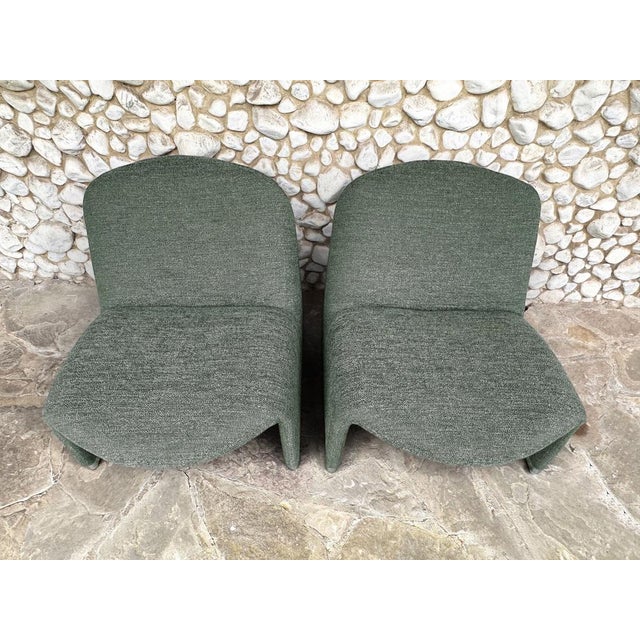 Green Alky Lounge Chairs by Giancarlo Piretti for Castelli, 1970s, Set of 2 For Sale - Image 8 of 15