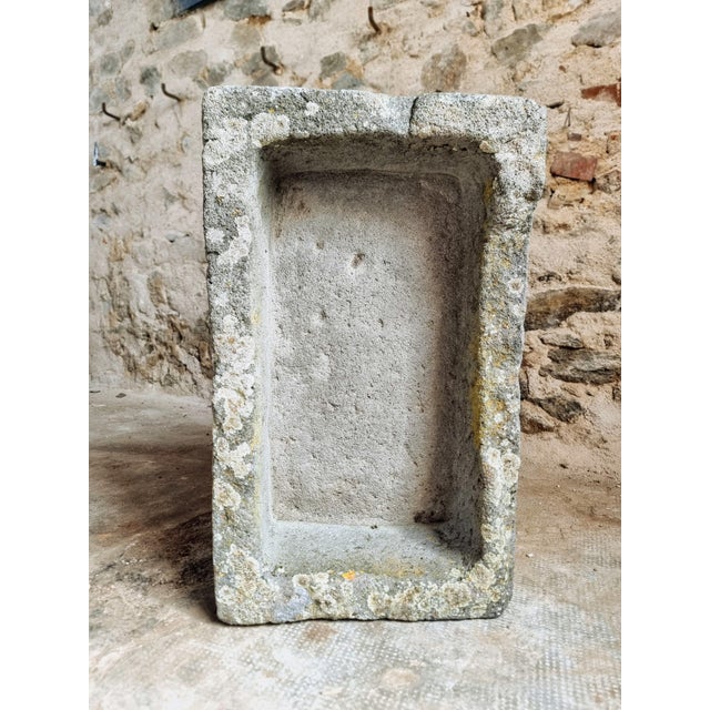 Antique French Volcanic Stone Trough, 18th Century For Sale - Image 9 of 13