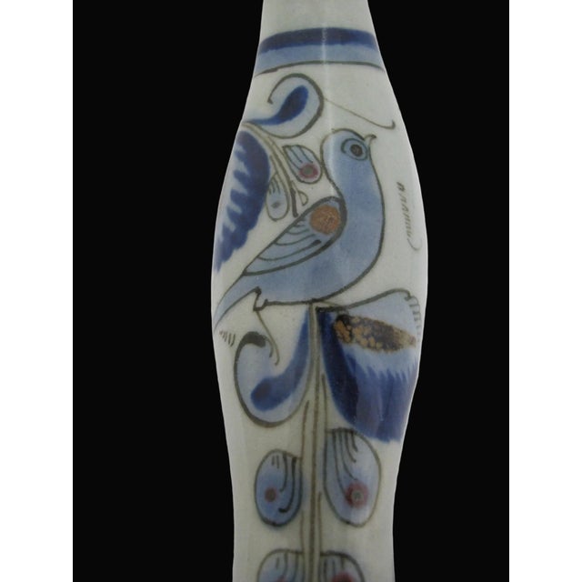 Ken Edwards El Palomar Blue Tonala Mexico Folk Pottery Dove Bird Figurine Pair For Sale In Portland, OR - Image 6 of 15