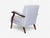 Maison Leleu Style, French Modern, White Mohair, Wood, Lounge Chairs, 1970s For Sale - Image 11 of 12