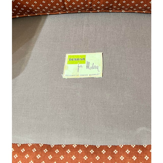 Mid 20th Century Pair Dunbar Chairs Mister Model #5301 Edward Wormley For Sale - Image 6 of 9