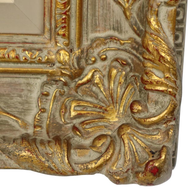 Classic Baroque Gold Frame Wooden Frame, 1950s For Sale - Image 11 of 15