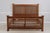 Age: C.2009 Details: High Quality Construction Large Impressive Bed Arts & Crafts Style Oak Metal Rail System Offered @...