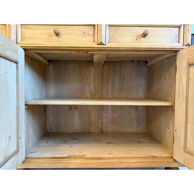Gründerzeit Kitchen Credenza in Softwood For Sale - Image 8 of 15