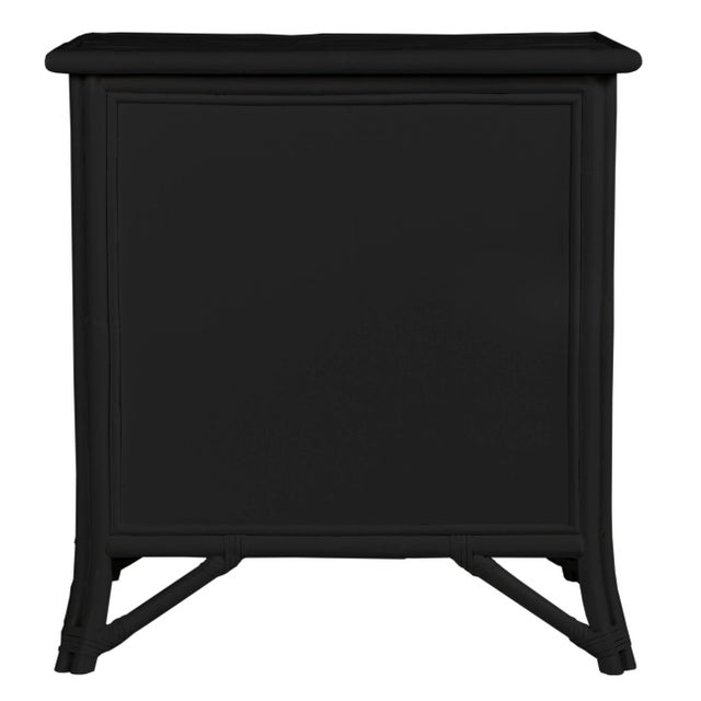 David Francis Aruba One-Drawer Nightstand - Black For Sale - Image 4 of 7