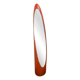 Lipstick Mirror attributed to Roger Lecal, 1970s For Sale