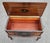 Early 20th Century Victorian Walnut and Mahogany Sewing Rolling Side Cabinet For Sale In Washington DC - Image 6 of 11